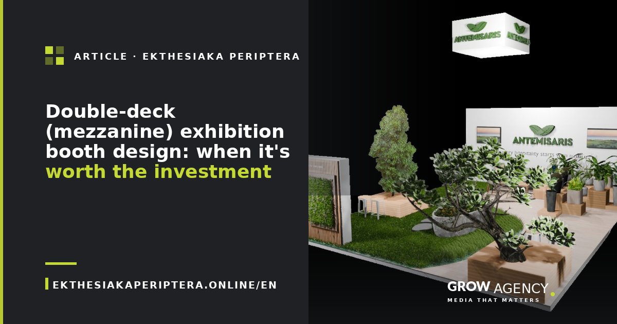 Double-deck (mezzanine) exhibition booth design: when it's worth the investment